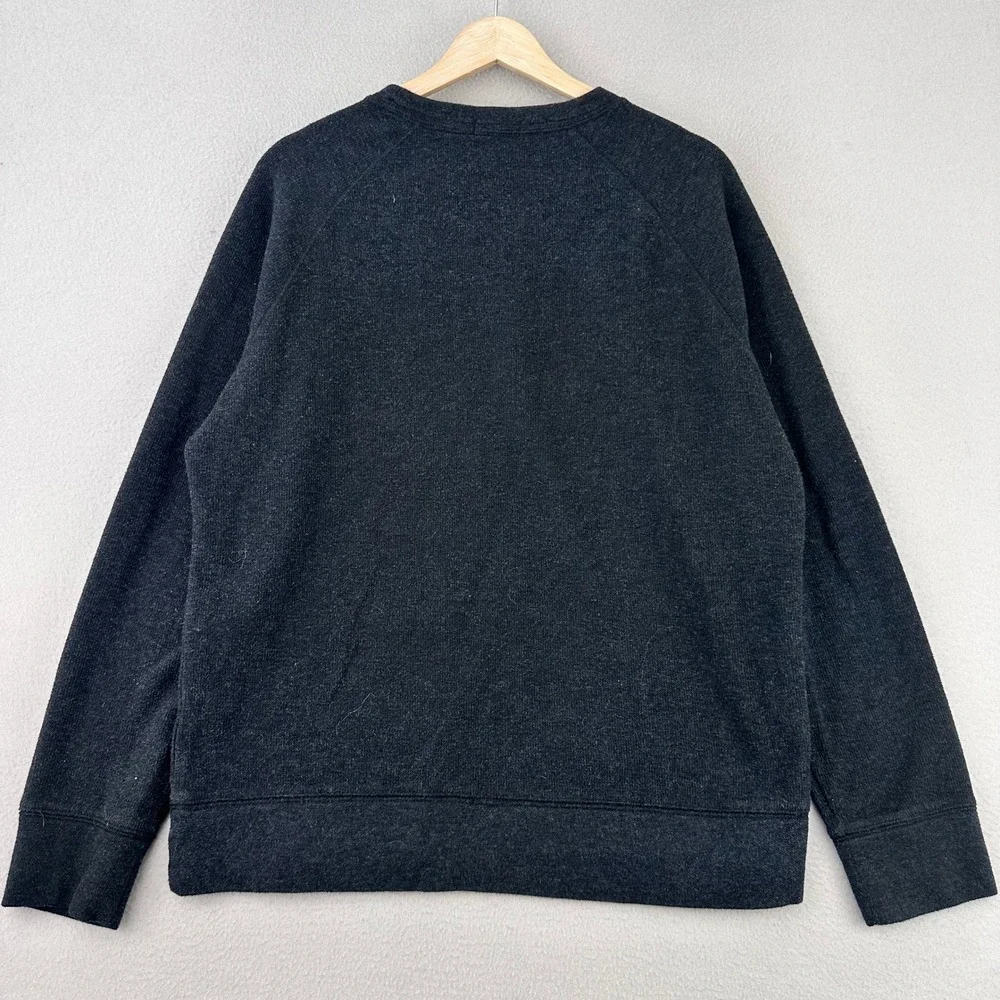 Banana Republic Waffle Knit‎ Crewneck Sweater Mens L Long Sleeve Cotton Office